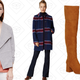 Lou & Grey Terry Crossover Moto Jacket, $35 | Brushed Plaid Coat, $85 | Over The Knee Boots, $89